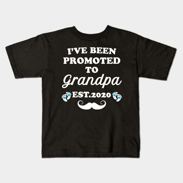 I have been promoted to Grandpa Kids T-Shirt by Work Memes